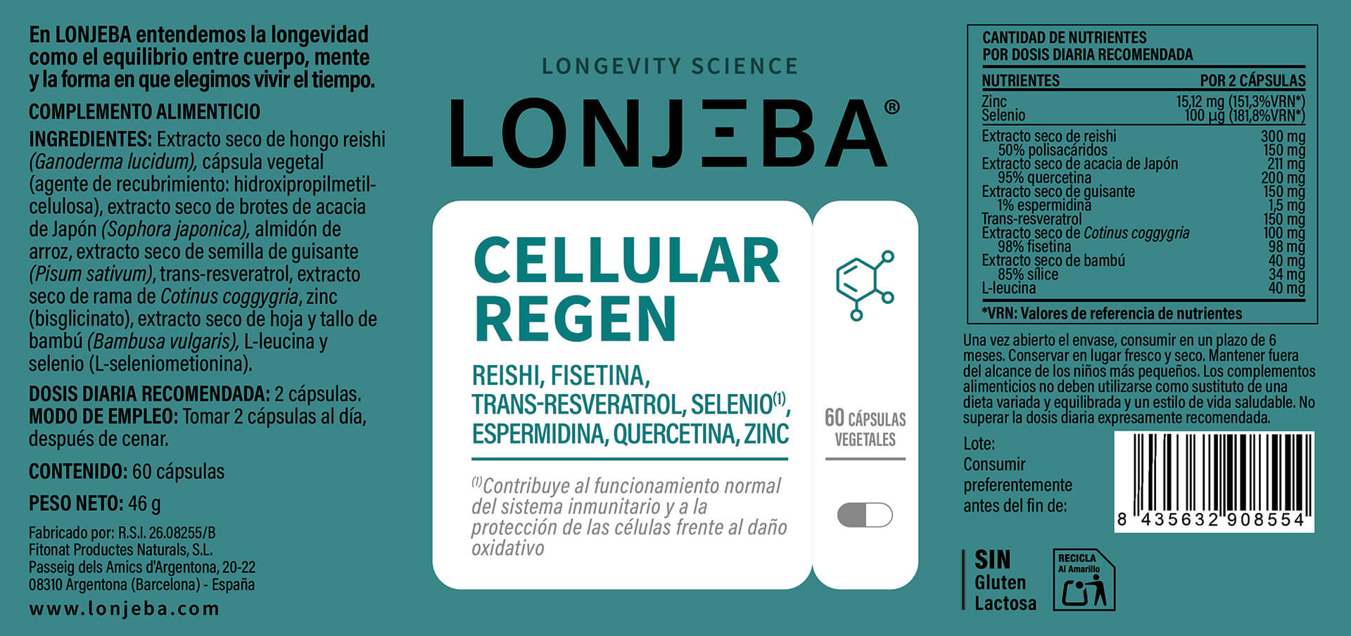 LONJEBA CELLULAR REGEN - Imagen 4