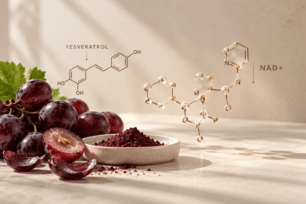NAD+ y resveratrol